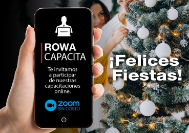 Participá de las capacitaciones de Diciembre! Agéndate los días